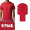 Gildan Men's Ultra Cotton Short Sleeve T-Shirt, Adult Crewneck Blank Tee for DIY Printing, Red, S–5XL